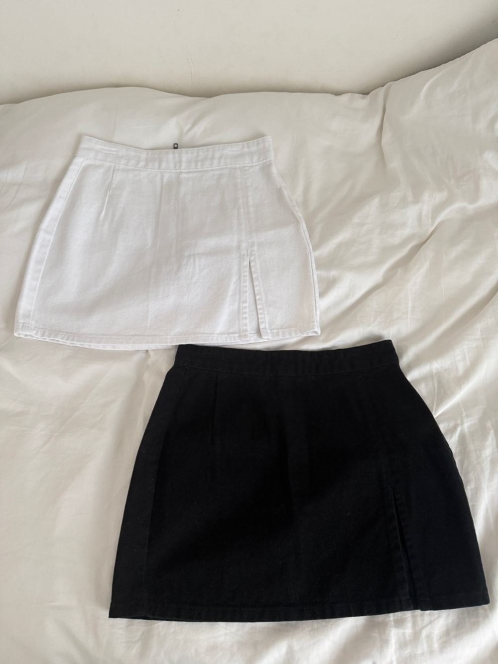 Two Skirts Bundle - Princess Polly/Lioness The Lola Mini Skirt - Black and White